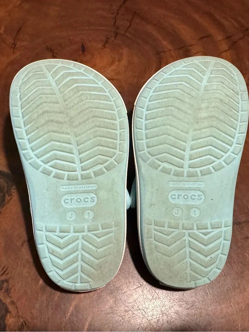 CROCS Kids Light Aqua Slip-On